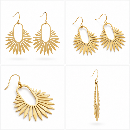Small Dahlia Earring
