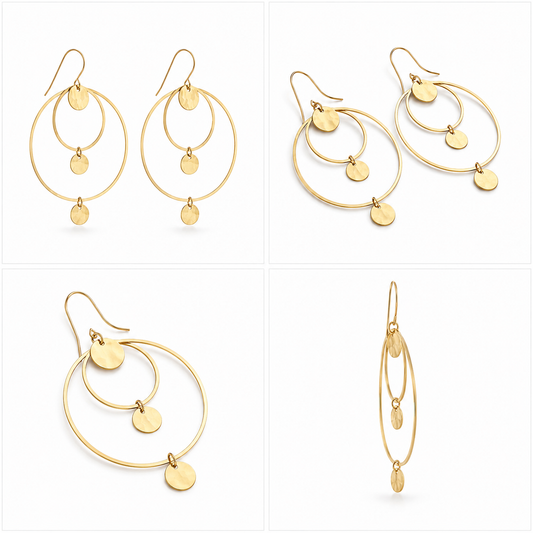 Orbit Harmony Drop Earrings