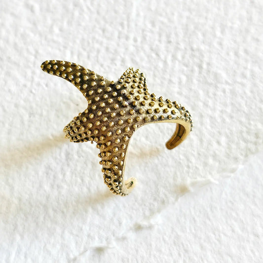 Starfish Brass Ring