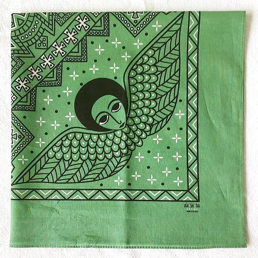 Mystical Afro Angels Ethiopian Bandana (Green)