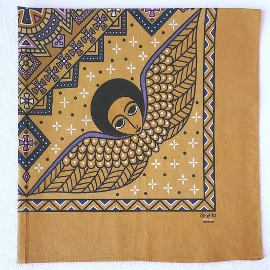 Mystical Afro Angels Ethiopian Bandana (Mustard)