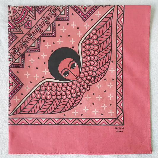 Mystical Afro Angels Ethiopian Bandana (Pink)