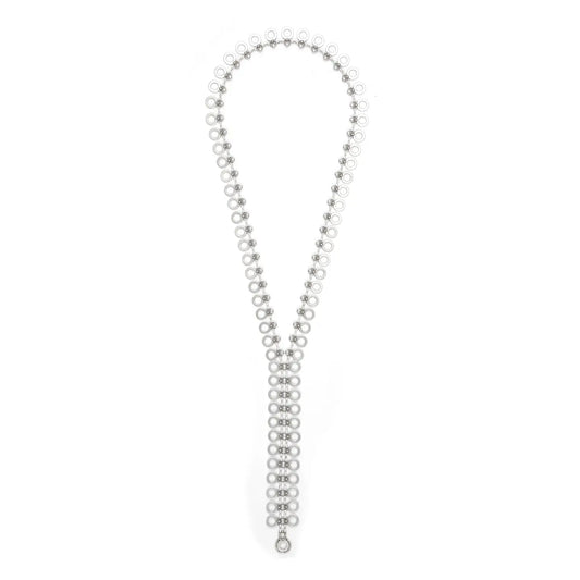 Endless Circles Pewter Necklace