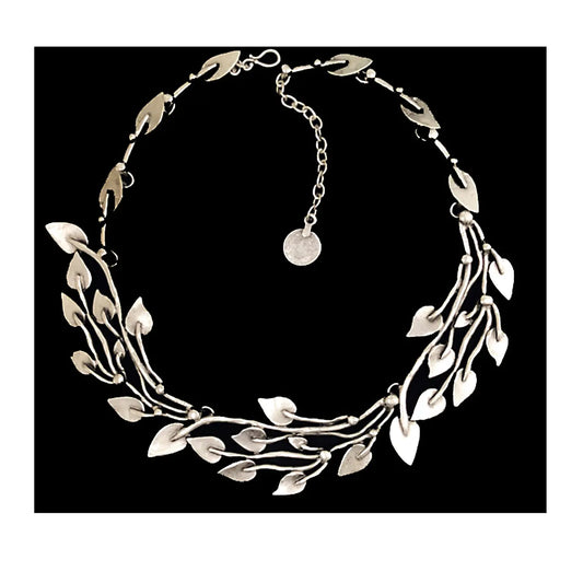 Leaf Pewter Necklace