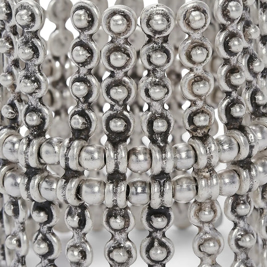 Double Layered Pewter Bracelet