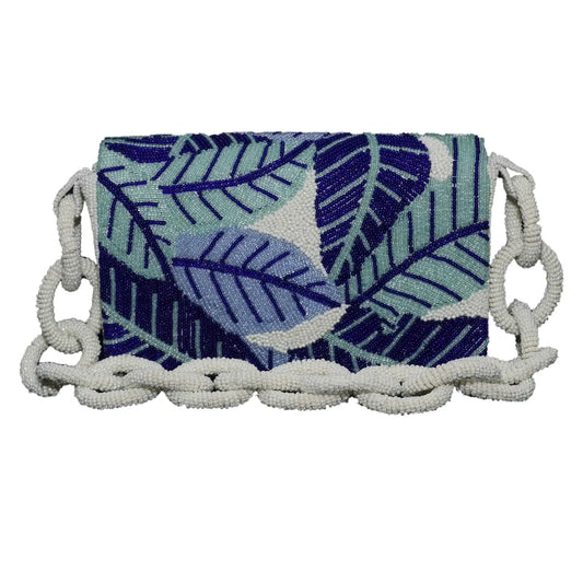 Assorted Blue Beaded Bag (CHB)