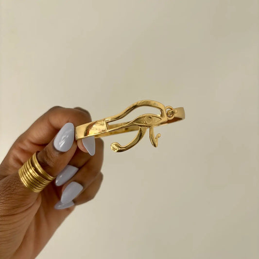 Ancient Goddess Egyptian Eye of Ra Bangles