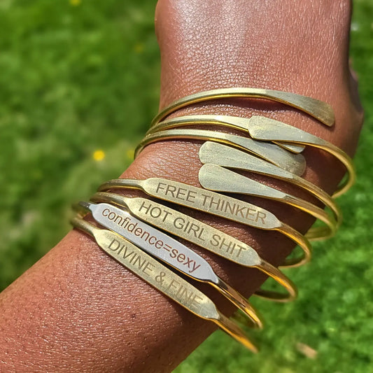 Free Thinker Affirmation Bangle