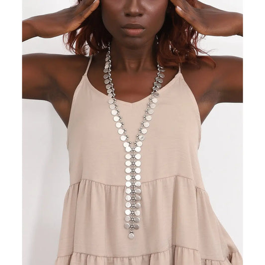 Silver Plated Belt Necklace