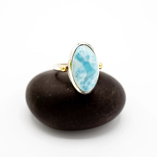 Sterling Silver Larimar Dreams Ring