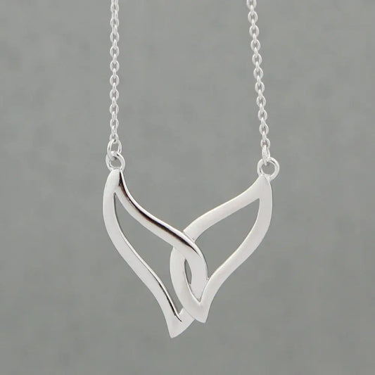 Sterling Silver Mermaid Fin Necklace