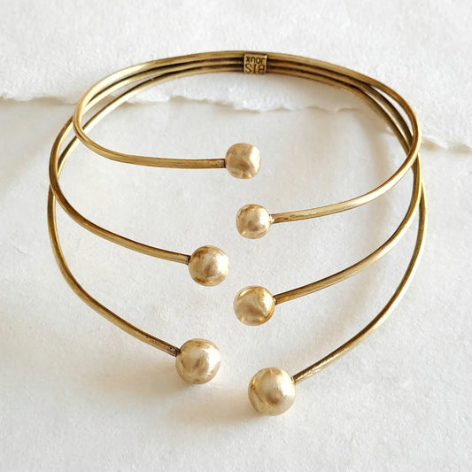 Brass Galactic Orb Necklace