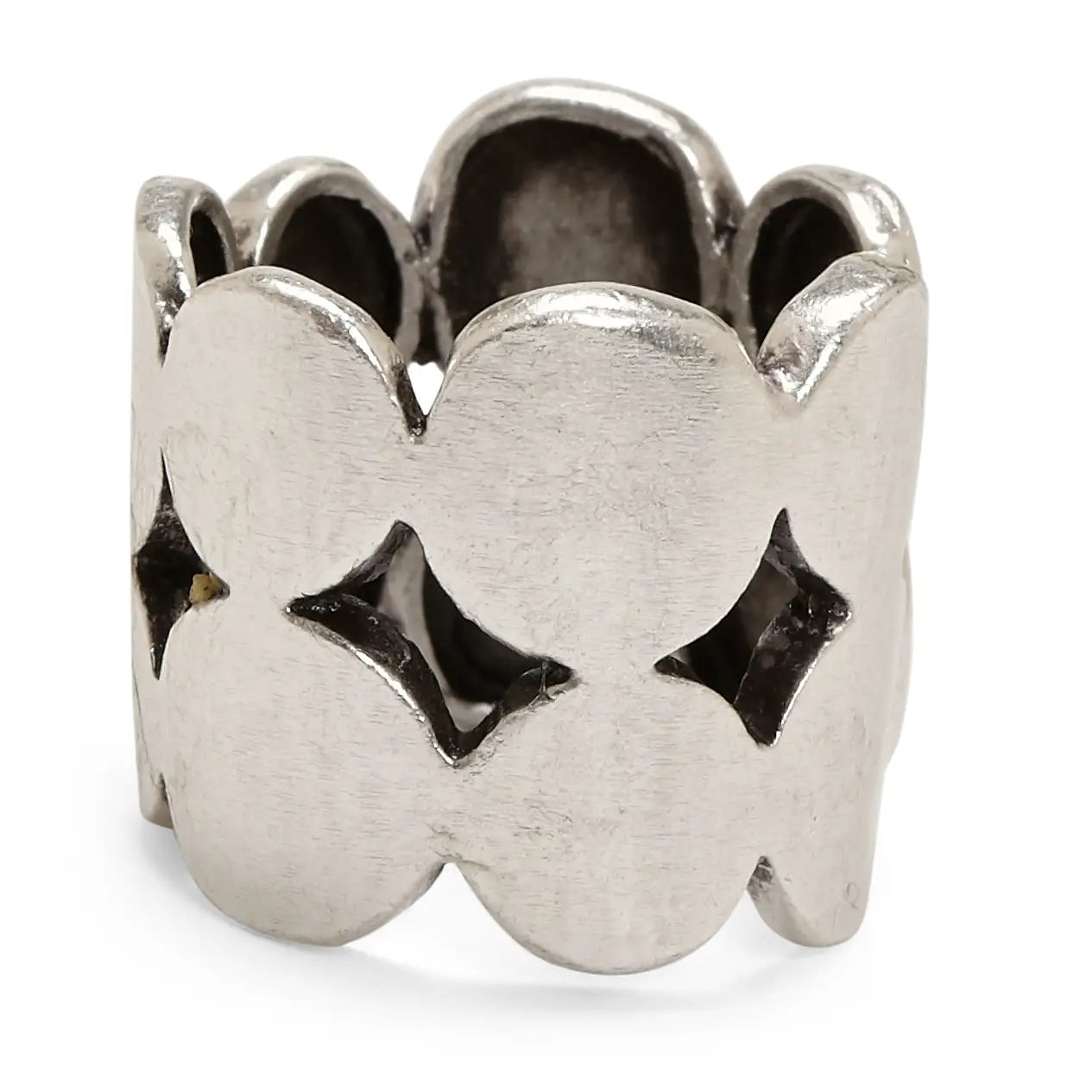 Stacked Circle Pewter Ring
