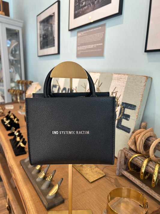 End Systemic Racism Black Bag by Brandon Blackwood