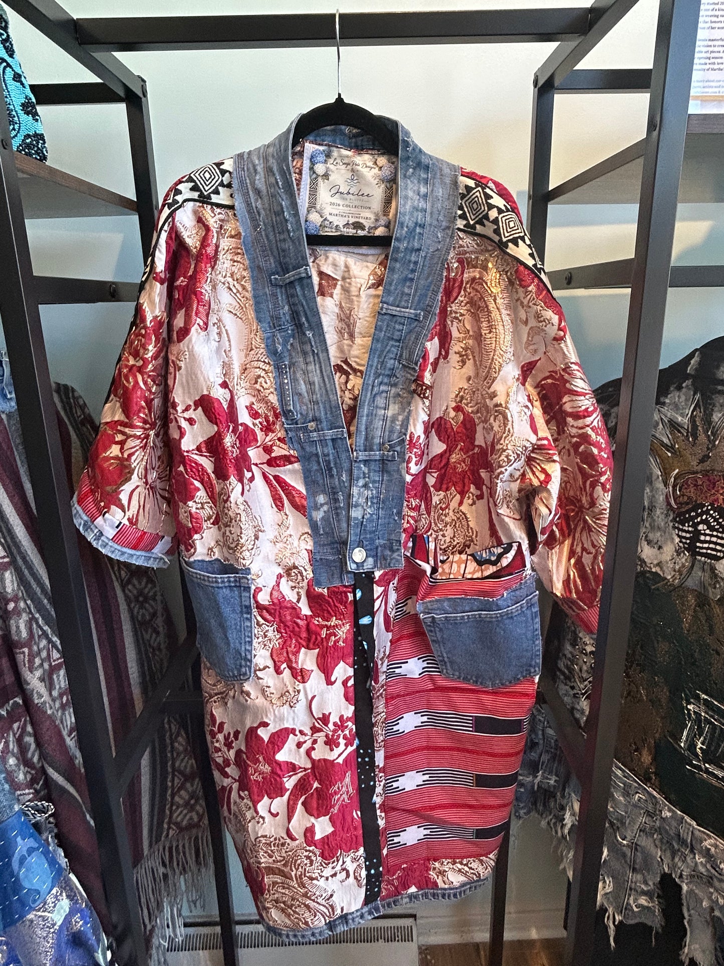One-of-a-Kind Juneteenth Majestic 3/4 Coat
