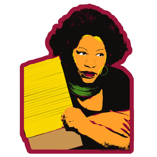Toni Morrison Black Icon Sticker