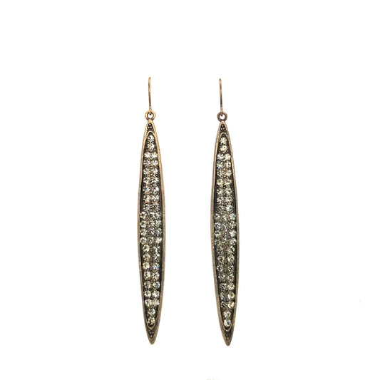 Elongated Leaf Earrings