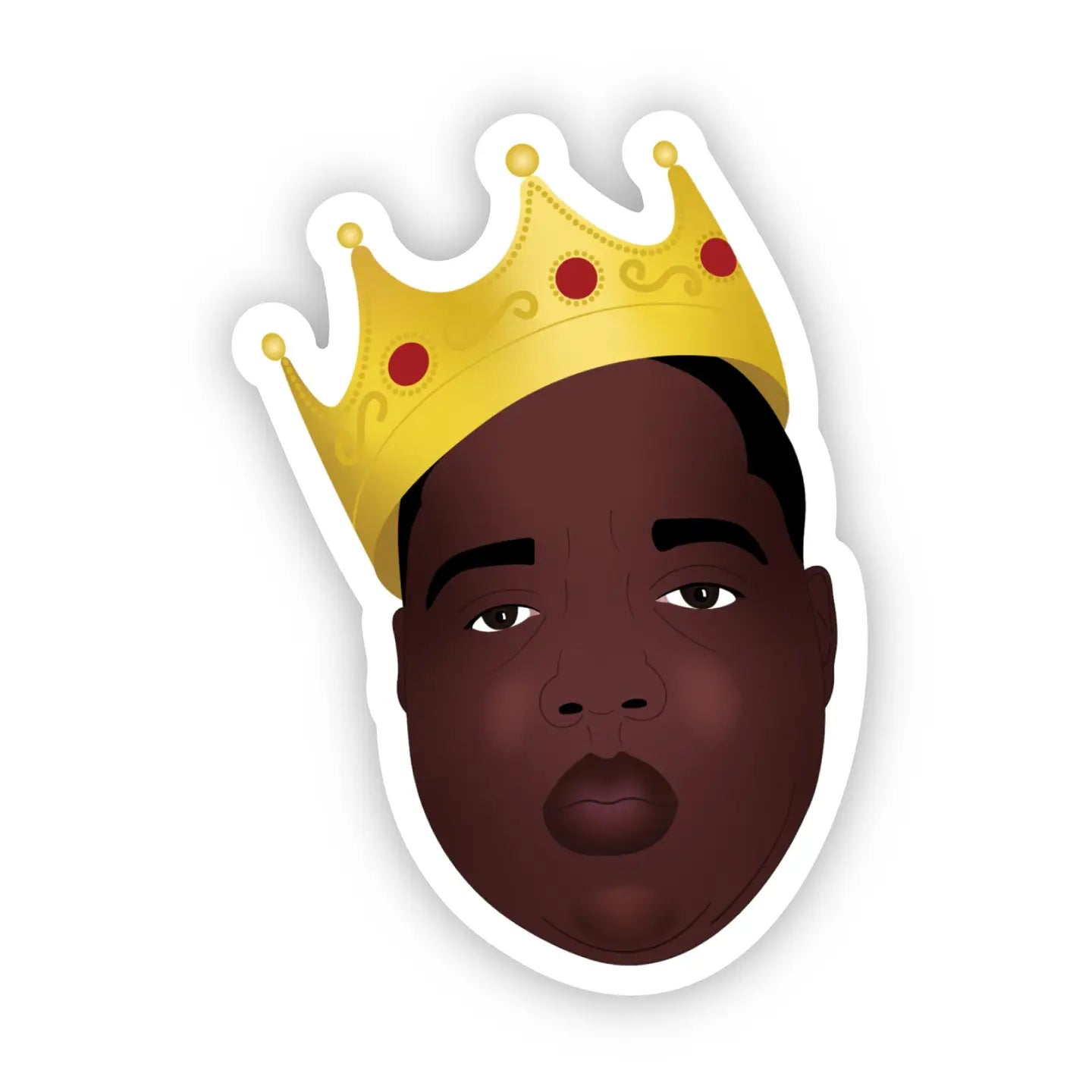 B. I. G. Black Icon Sticker