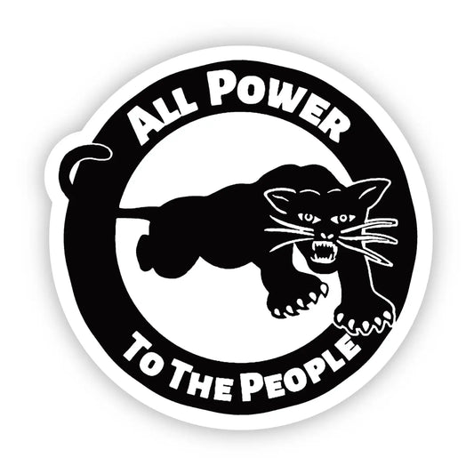 All Power Black Panther Sticker