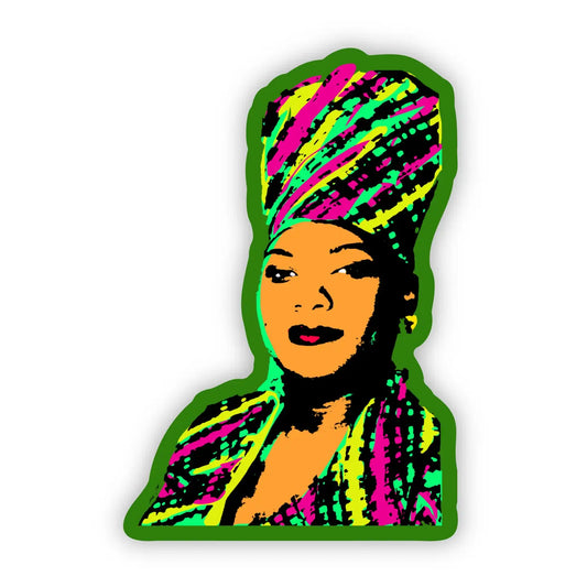 Queen Latifah Black Icon Sticker