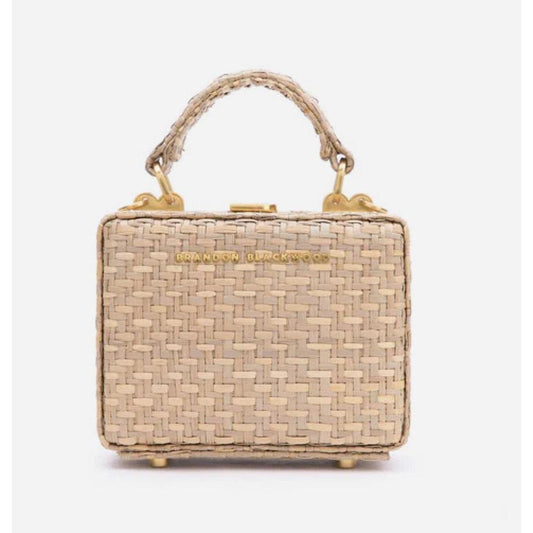 Brandon Blackwood Straw Purse (Preloved)