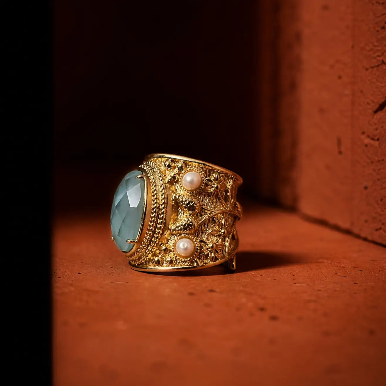 Moonstone Majesty Ring