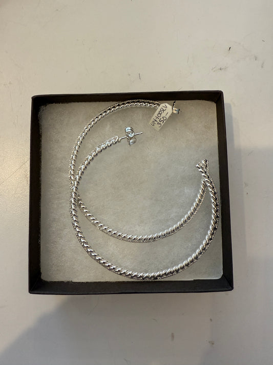 Silver Hoop Earrings