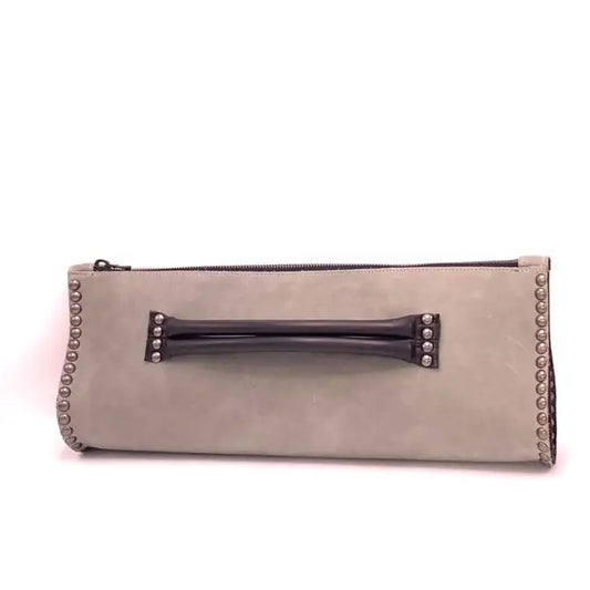 Oversized Leather Clutch