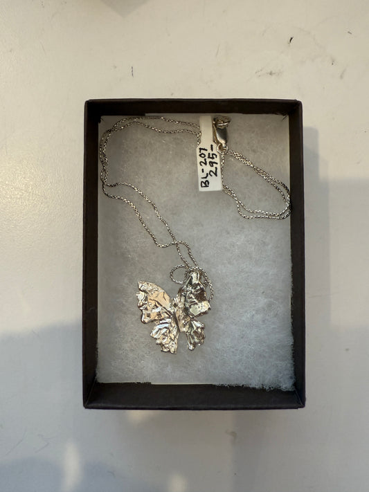 Silver Butterfly Necklace