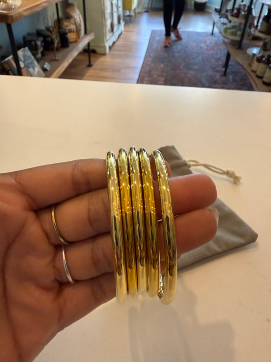 Gold Brass Bangle