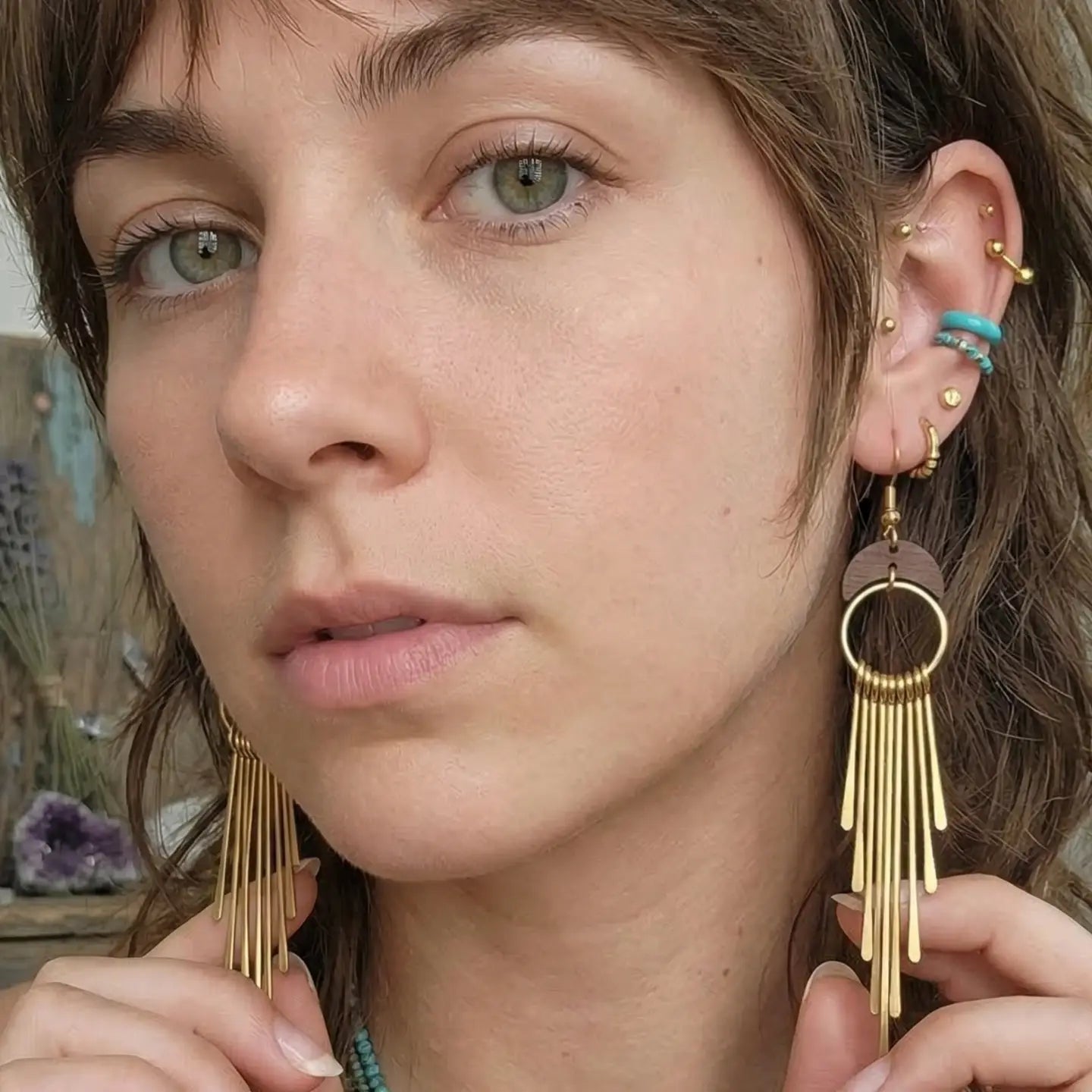 Solstice Fringe Duster Earrings