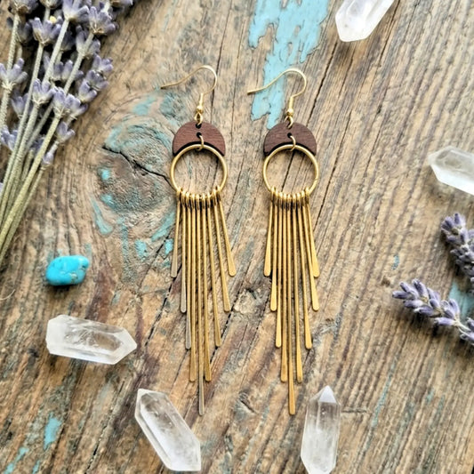 Solstice Fringe Duster Earrings