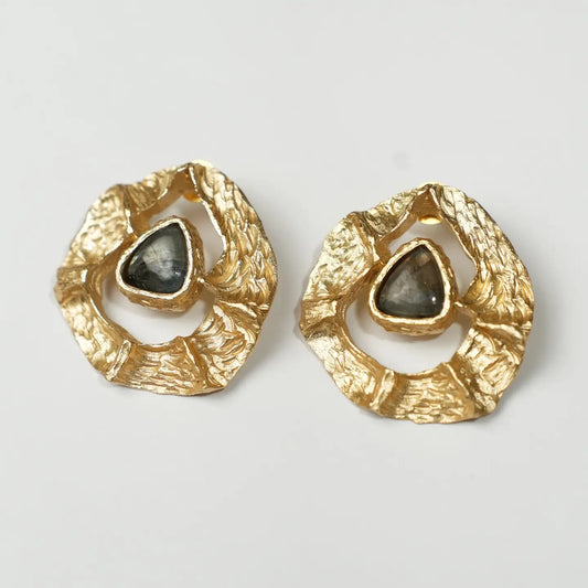 Labradorite Kavi Earrings