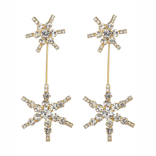North Star Statement Drop Earrings
