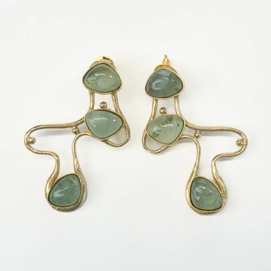Veda Flourite Earrings