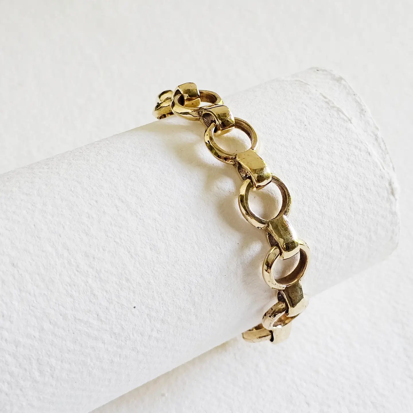 Brass Gemstone Bracelet