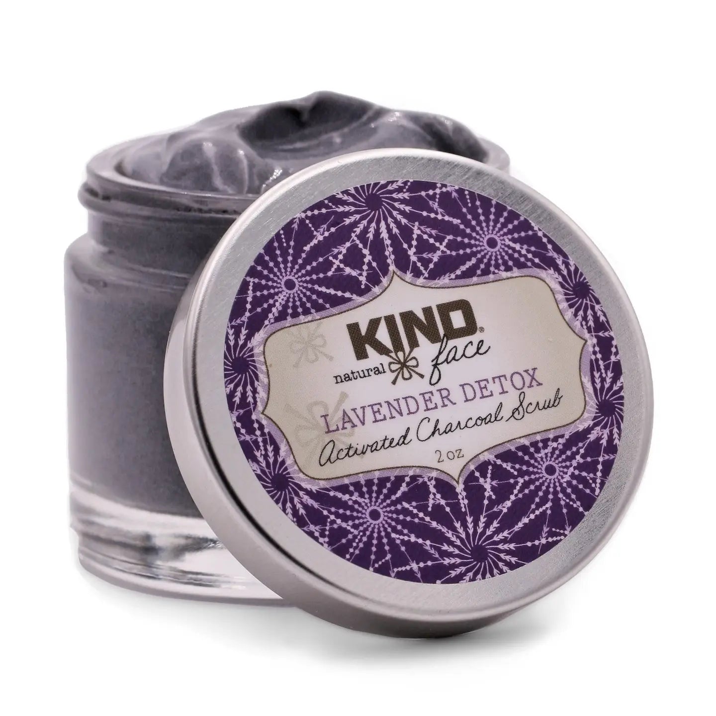 Lavender Detox Activated Charcoal Scrub and Mask