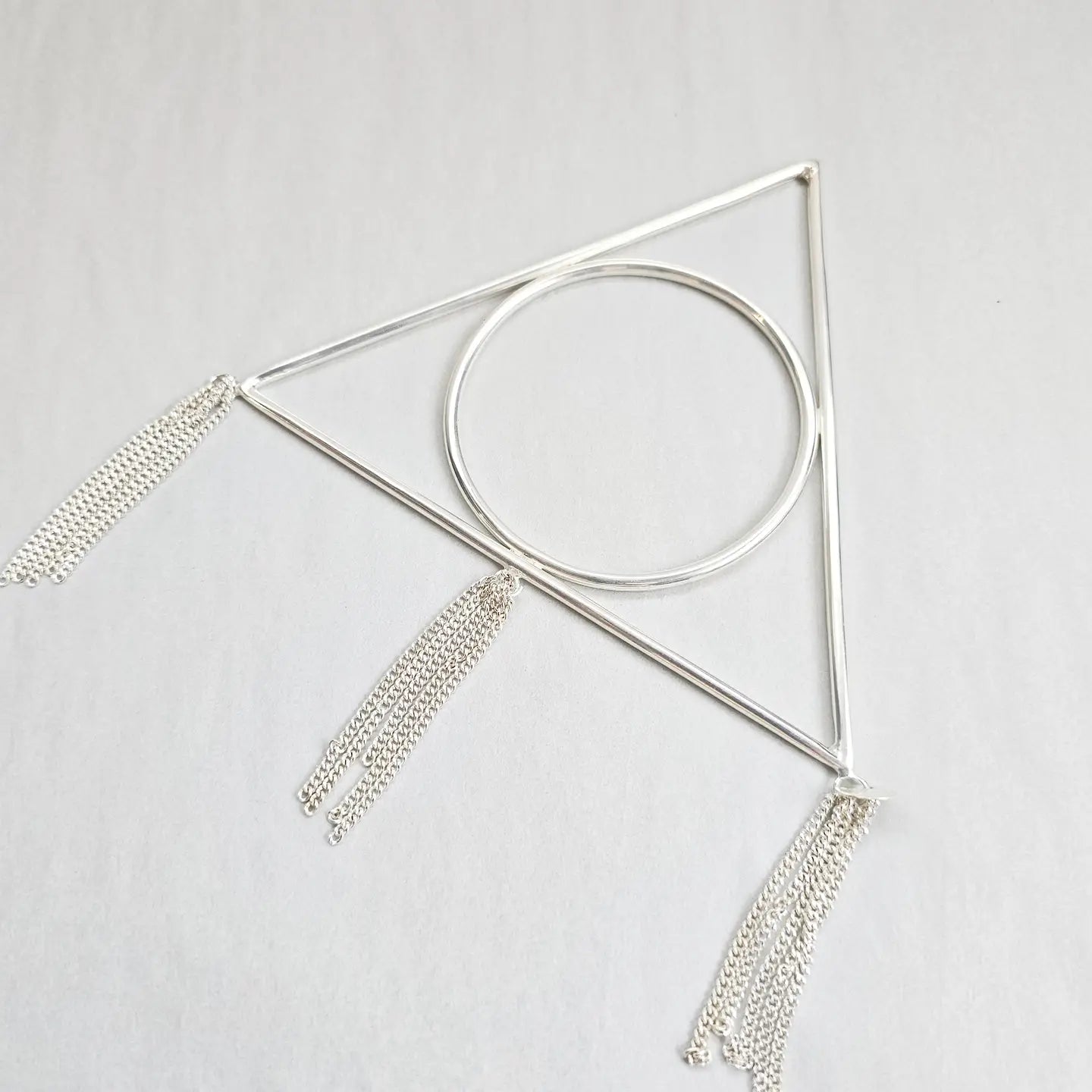 Fringe Bangle Silver Plated BraceletS