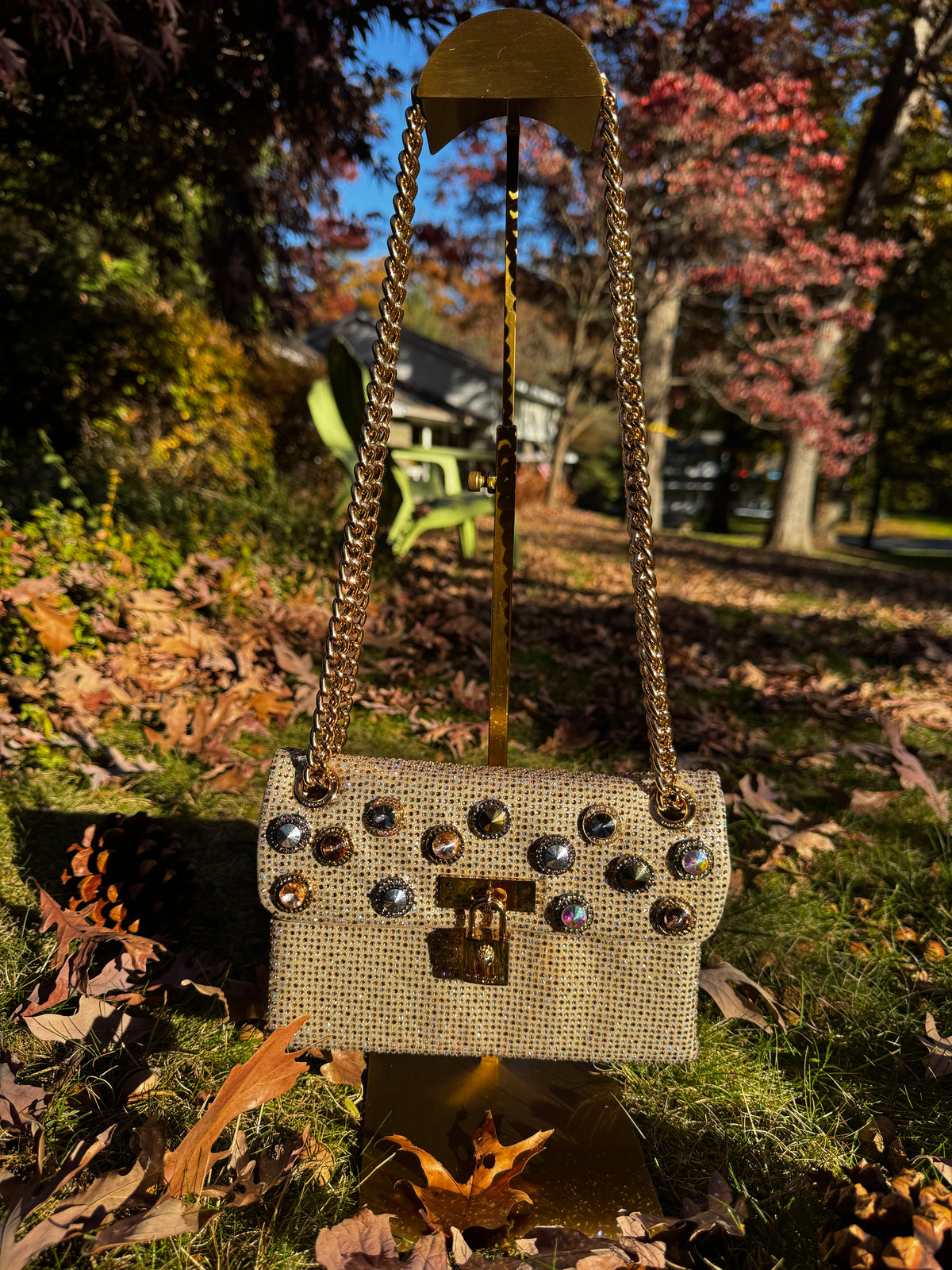 Kurt Geiger Mini Brixton Crystal Embellished NWT