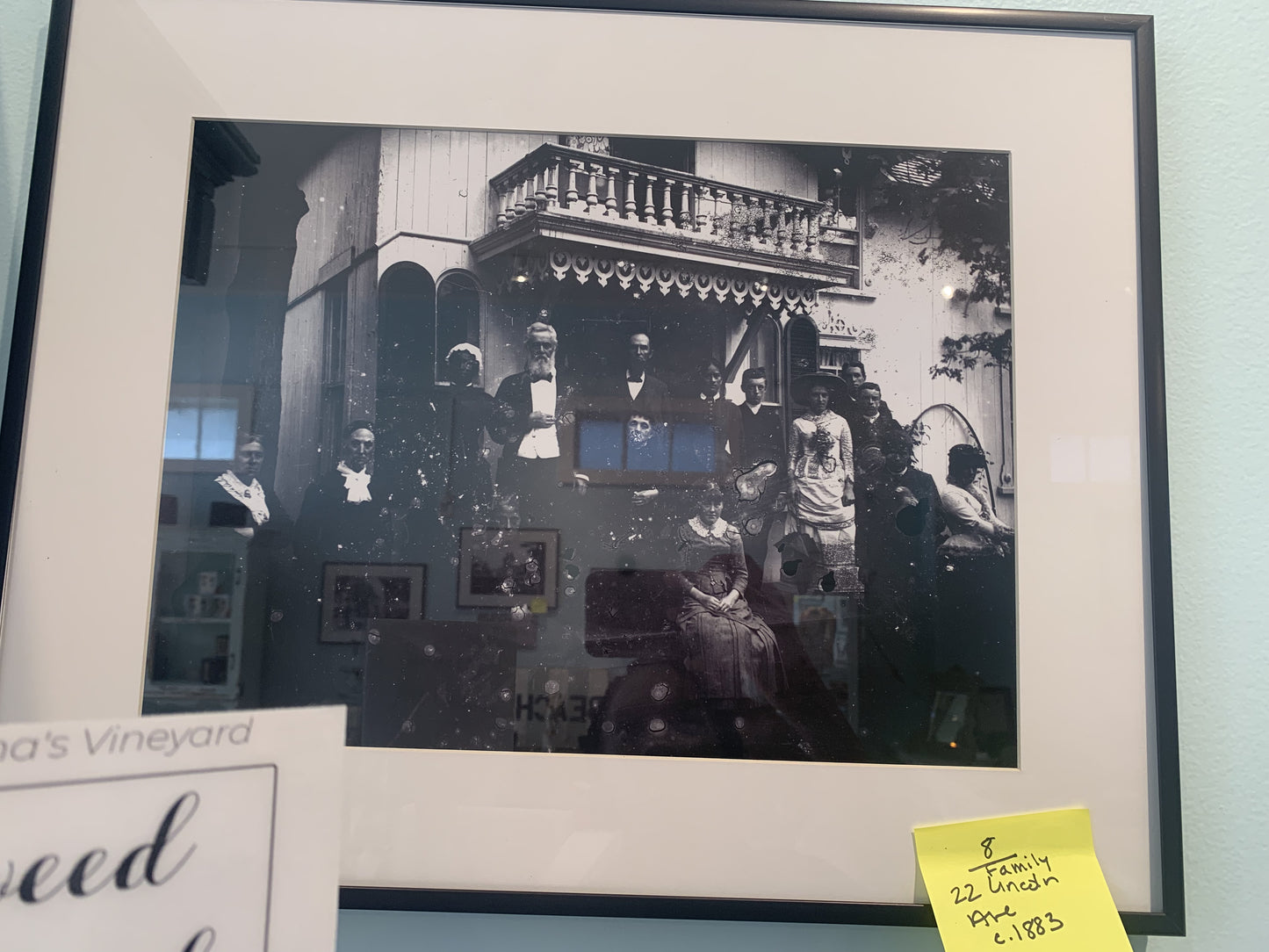 Historical OB 22 Lincoln Ave Group at Cottage 1883