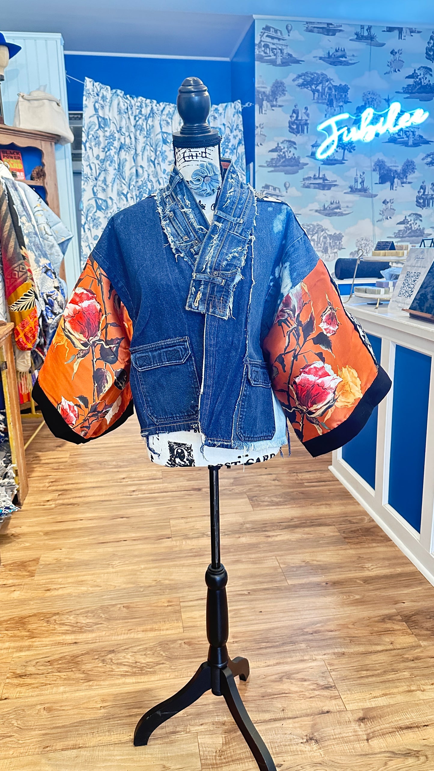 Scarlet Bloom Kimono
