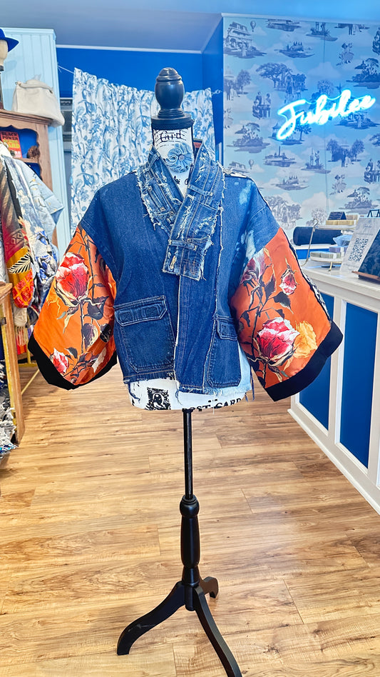 Scarlet Bloom Kimono