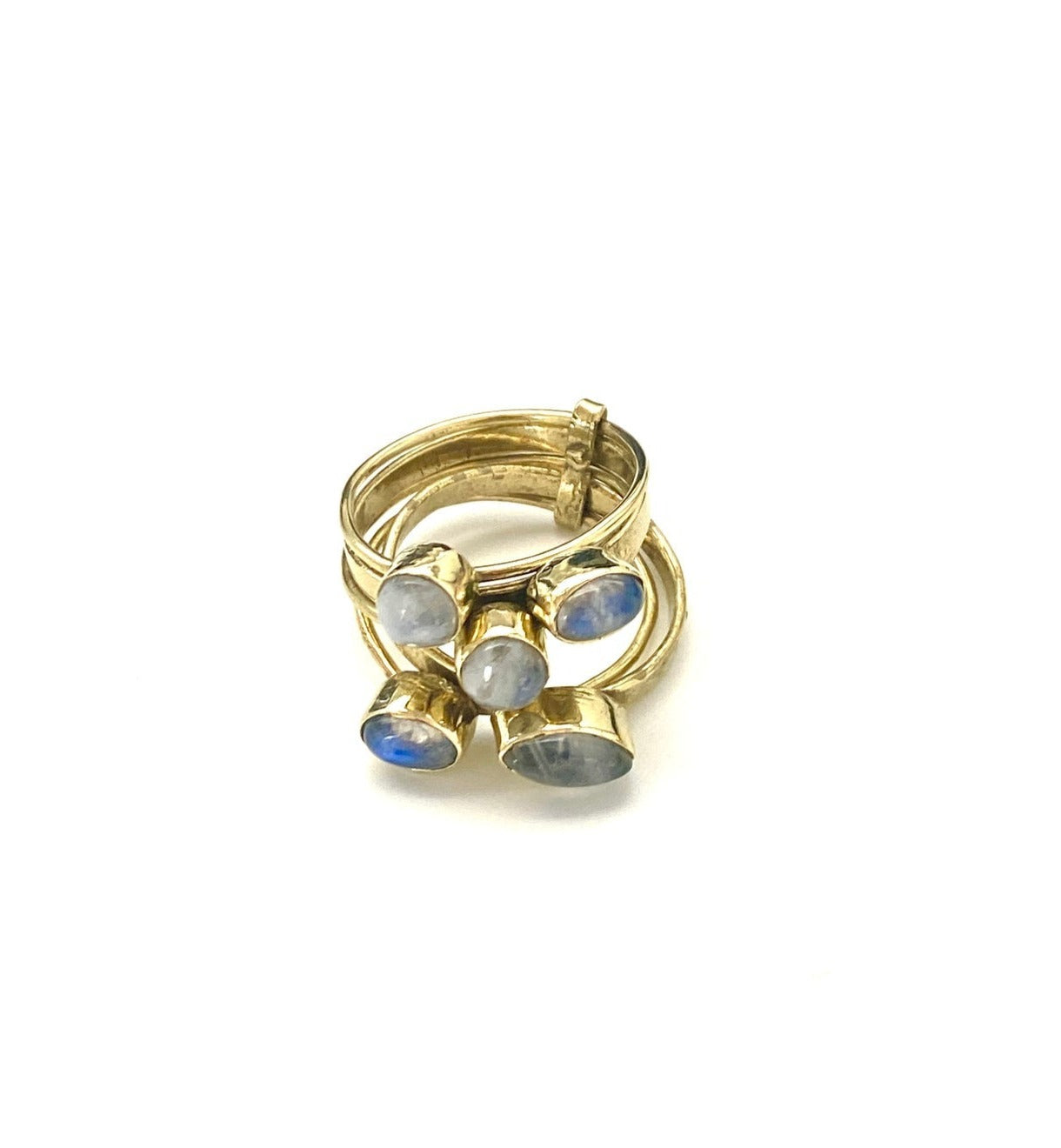 Paal Moonstone Stacked Ring