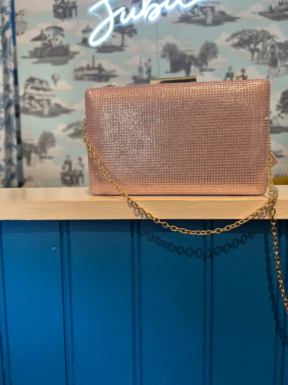Crystal box Clutch by Kurt Geiger