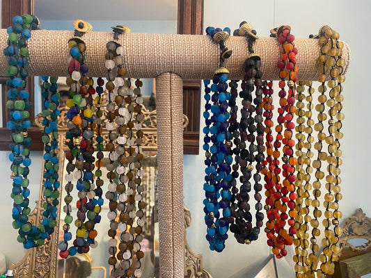 Ghanaian Tribal Glass Necklace