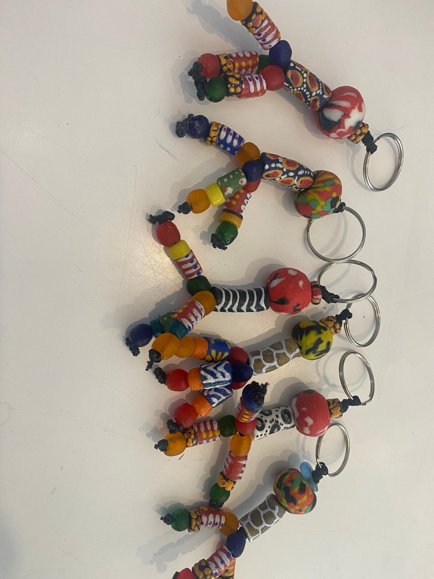 Handpainted Tribal Threads Keychains