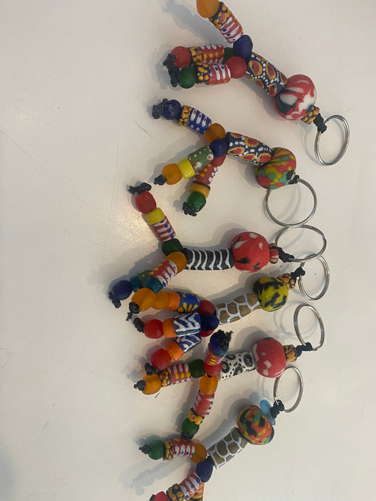 Handpainted Tribal Threads Keychains