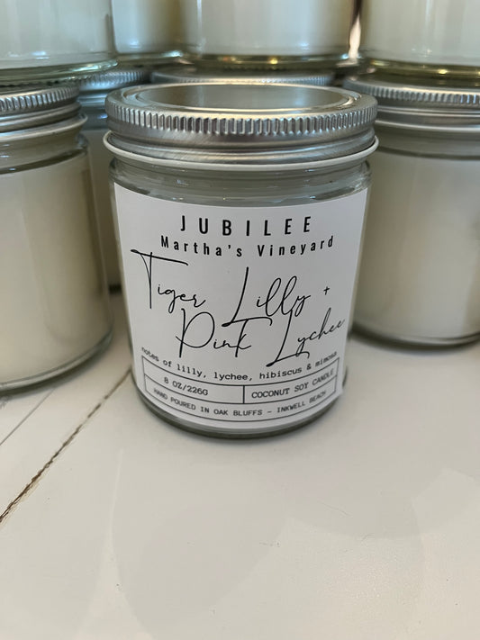 Tiger Lilly and Pink Lychee Candle