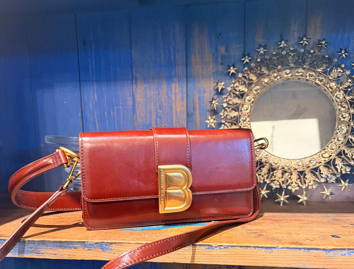 Burgundy Nia Bag by Brandon Blackwood