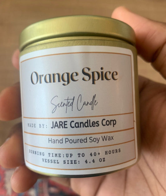 Orange Spice Candle by Jare (4.4oz)